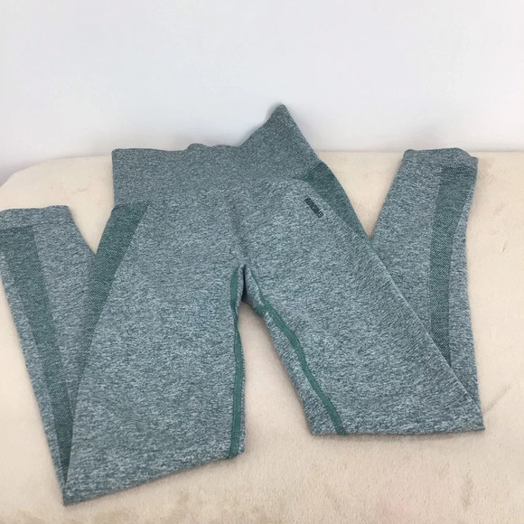 GymShark Women’s Athletics Leggings Workout Running Pilates Green Size XS - Picture 4 of 6